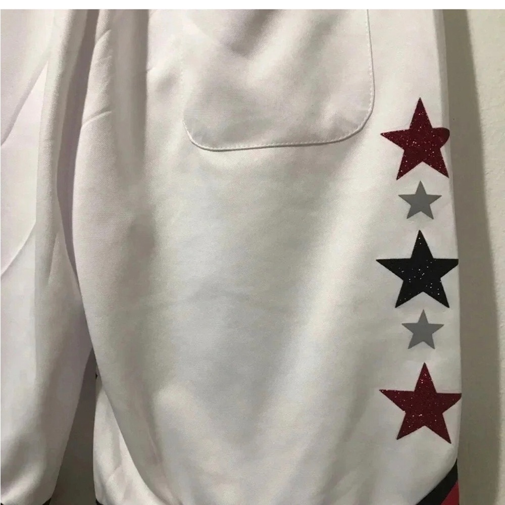 LIKE-NEW Vintage Brand Rumor Has It Basketball White Shorts Men’s Size Small‎ - Picture 8 of 9
